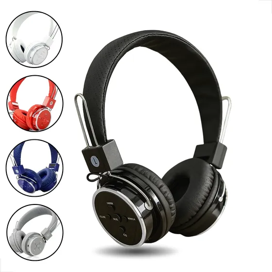 Fone De Ouvido Headphone Bluetooth Sem Fio Over-ear Headset
