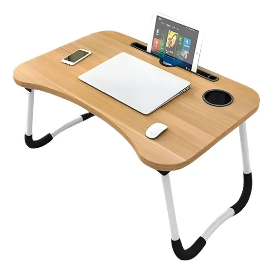 Mesa Para Notebook Portátil Dobrável Articulada Mdf Suporte